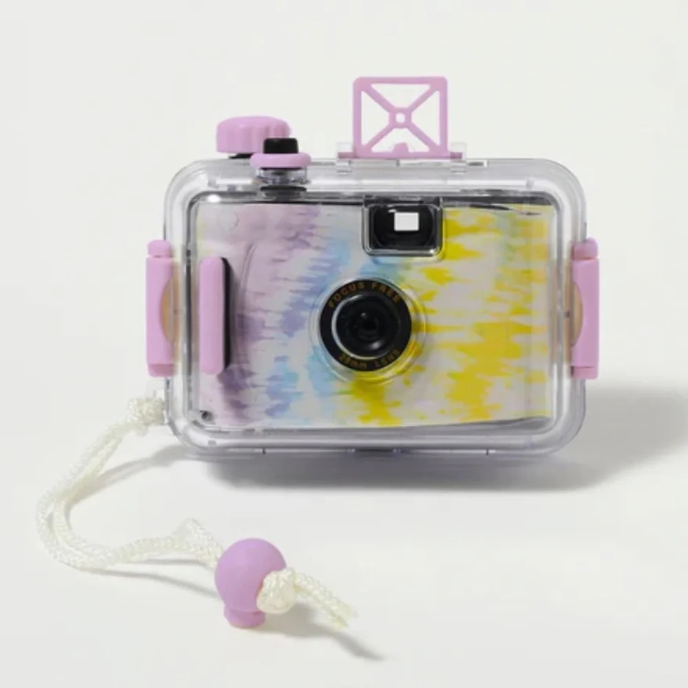 SunnyLife Pink & Yellow Tie-Dye Waterproof Underwater Camera